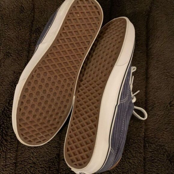 Vans Era 59 Washed Herringbone Blue With Leather - Picture 5 of 5